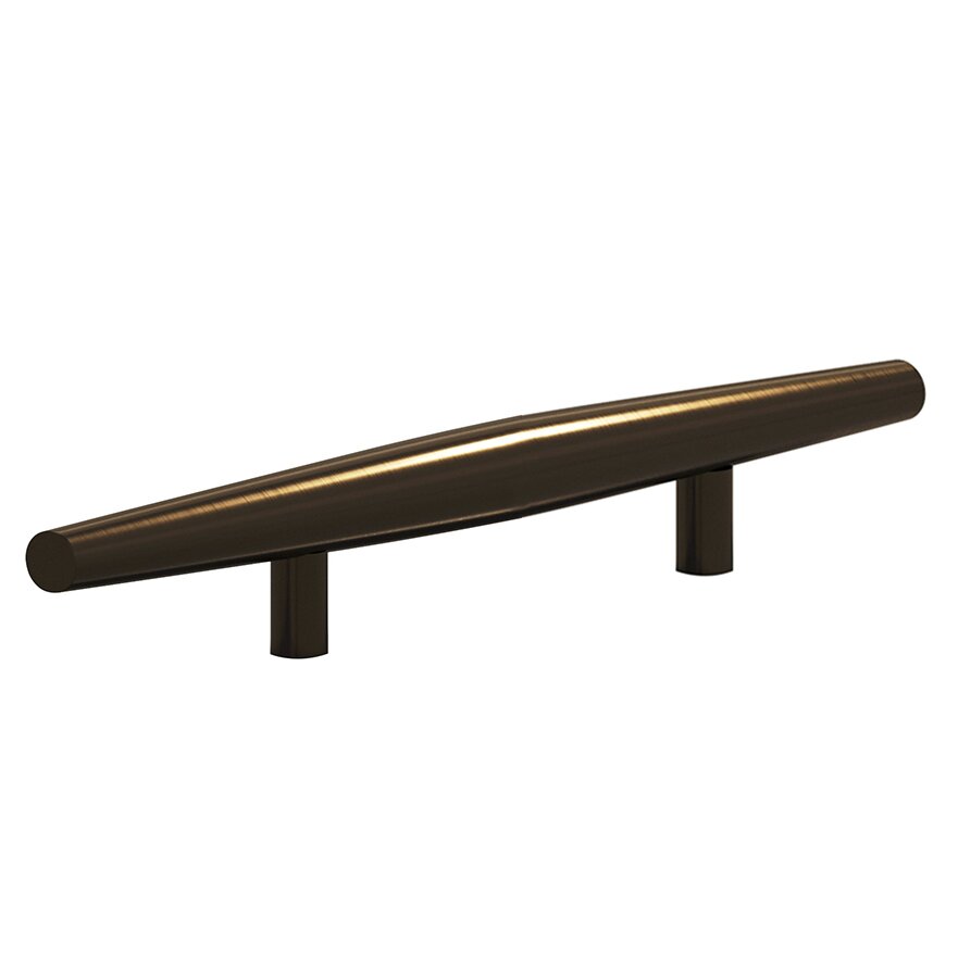 Colonial Bronze 4" Centers Pull in Unlacquered Oil Rubbed Bronze