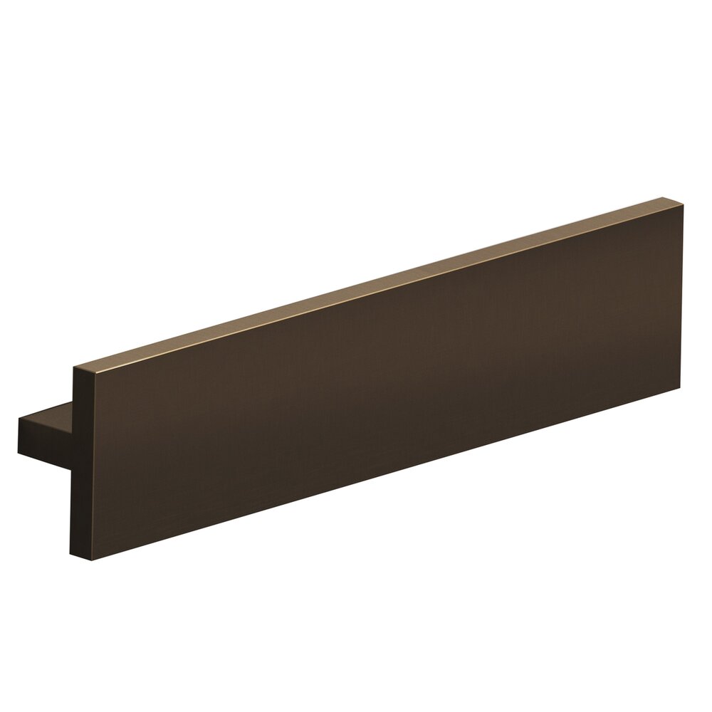 Colonial Bronze 4" Centers T Pull in Unlacquered Oil Rubbed Bronze
