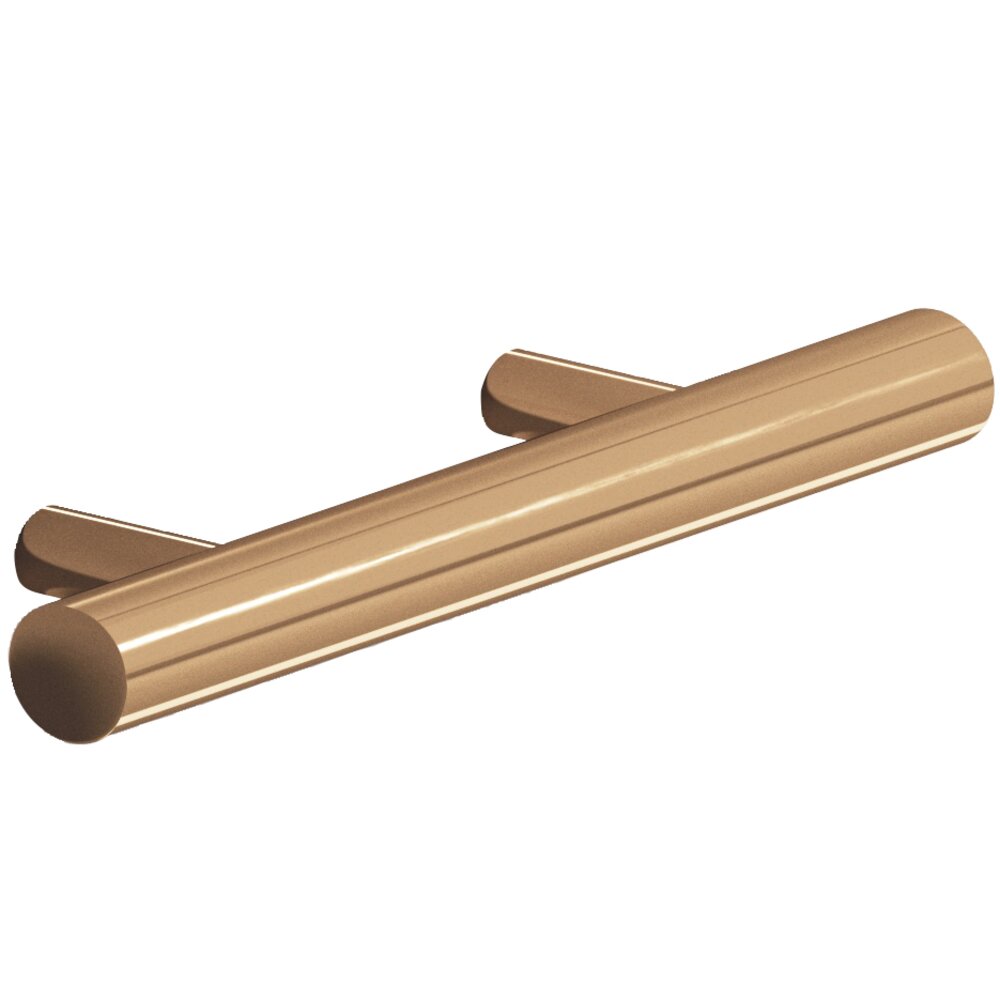Colonial Bronze 2 1/2" Centers Shank Pull in Polished Bronze