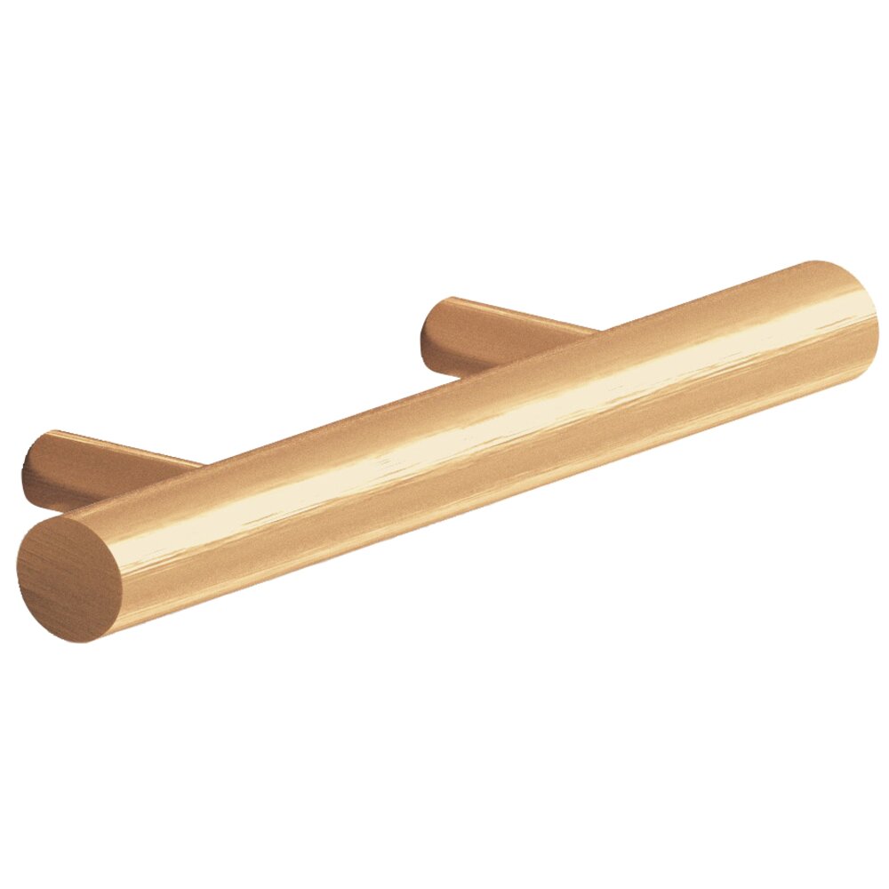 Colonial Bronze 2 1/2" Centers Shank Pull in Matte Satin Bronze