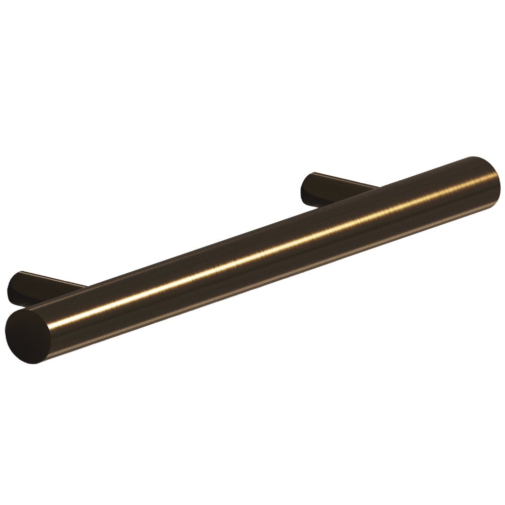 Colonial Bronze 3 1/2" Centers Shank Pull in Unlacquered Oil Rubbed Bronze
