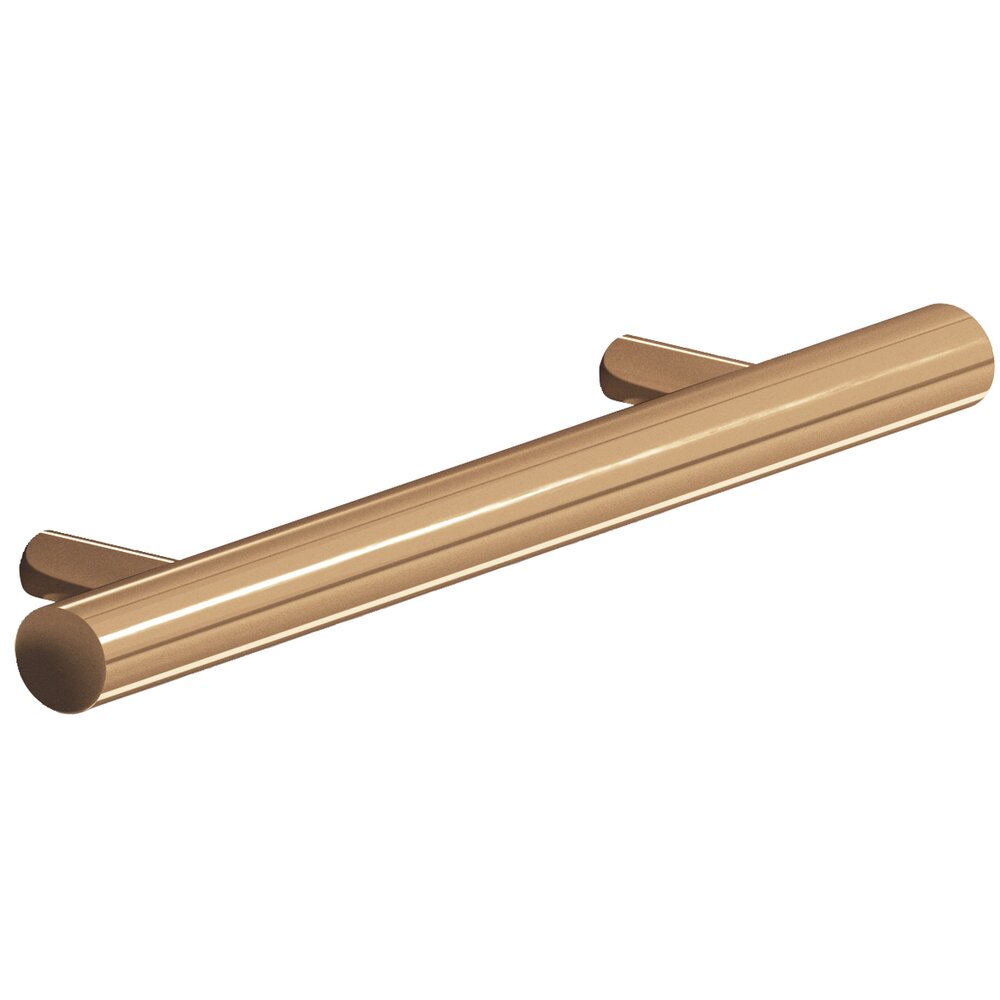 Colonial Bronze 3 1/2" Centers Shank Pull in Polished Bronze