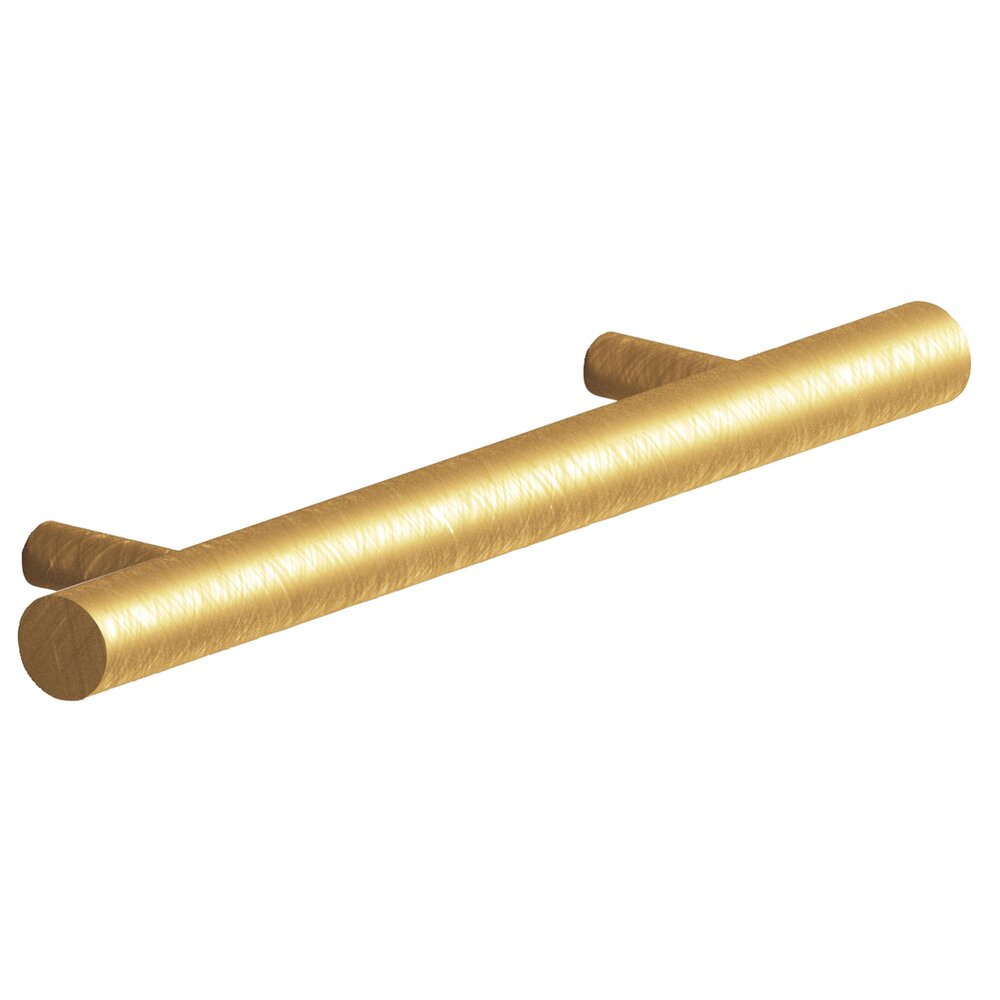 Colonial Bronze 3 1/2" Centers Shank Pull in Weathered Brass