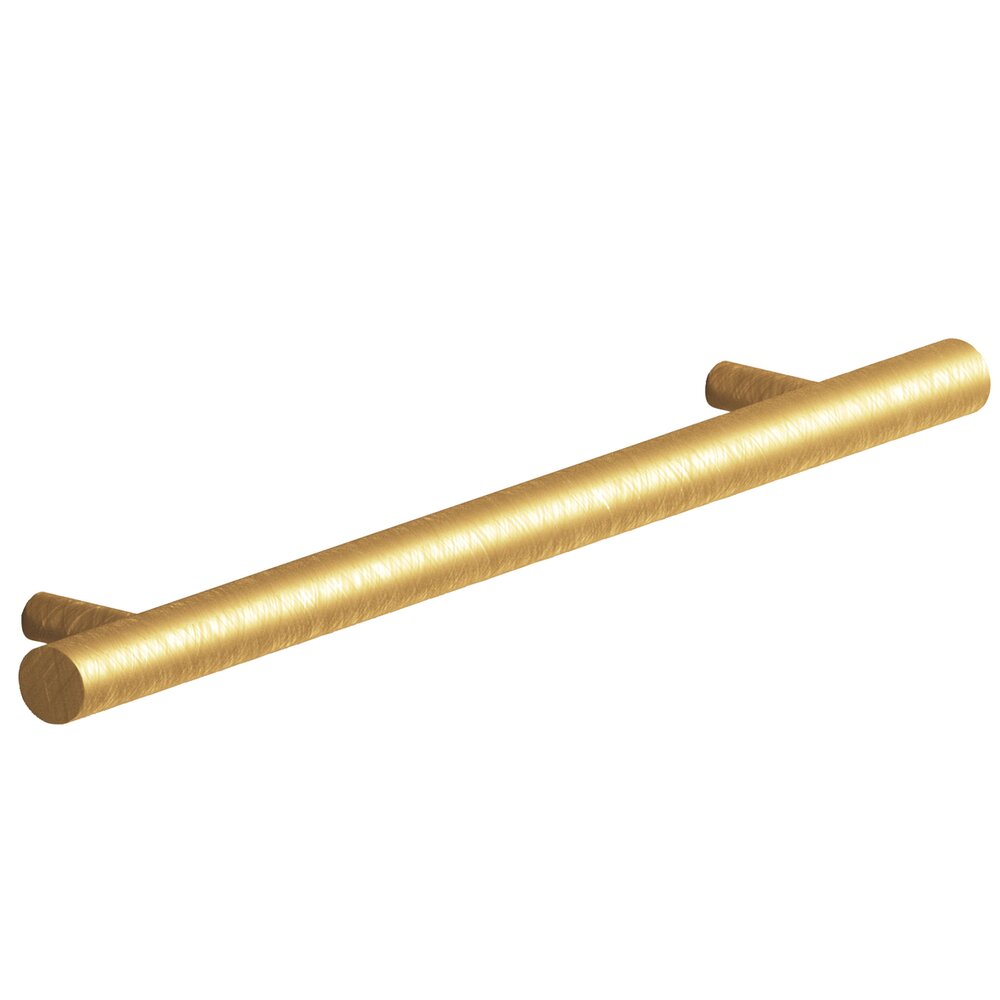 Colonial Bronze 6" Centers 8" Overall Length Shank Pull in Weathered Brass