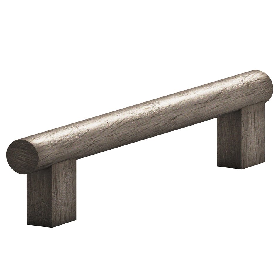 Colonial Bronze 3" Centers Rectangular Post Bar Pull in Distressed Pewter
