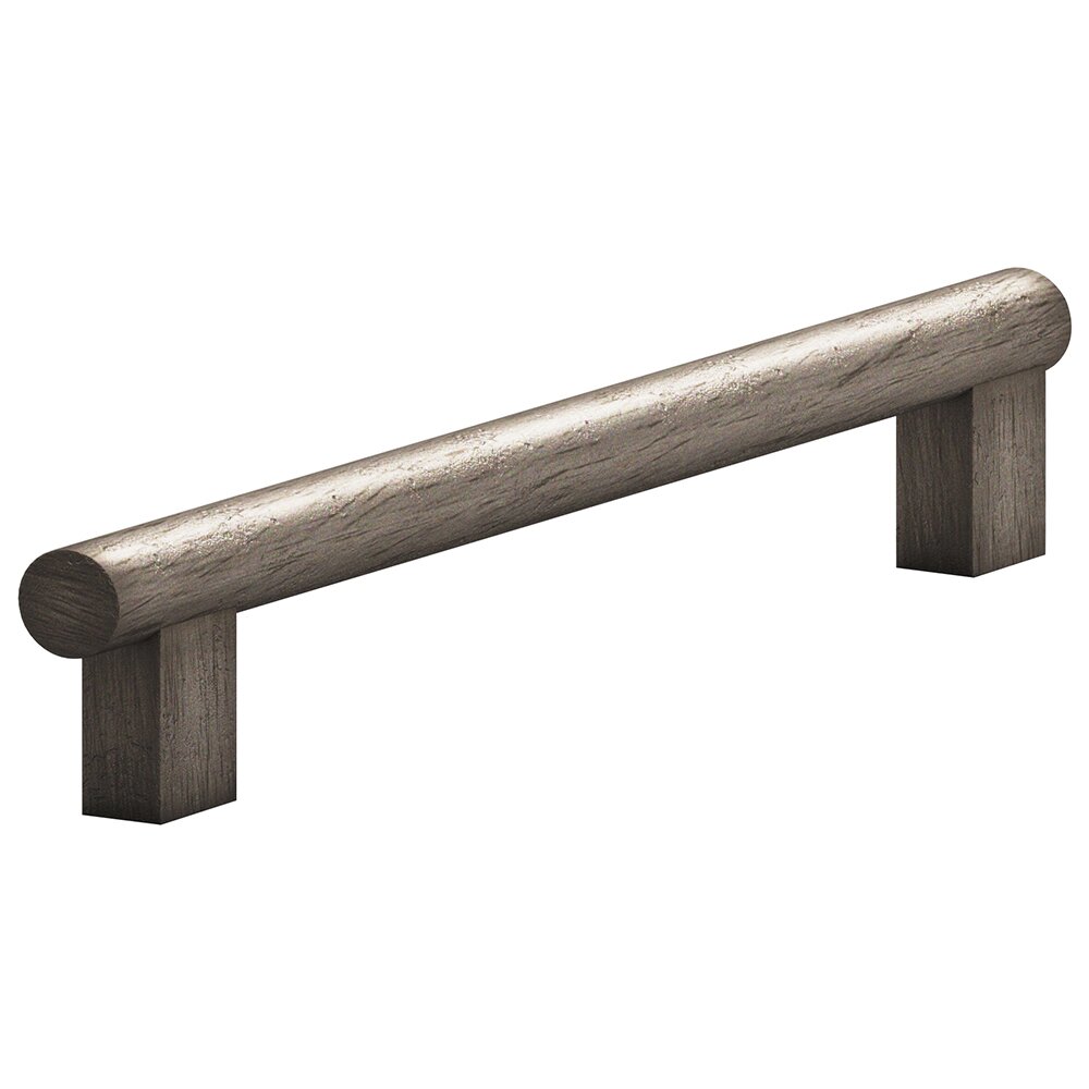 Colonial Bronze 6" Centers Rectangular Post Bar Pull in Distressed Pewter