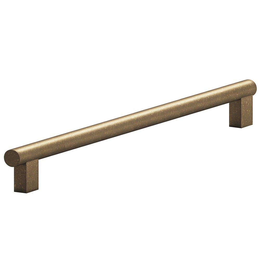 Colonial Bronze 8" Centers Rectangular Post Bar Appliance/Oversized Pull in Distressed Oil Rubbed Bronze