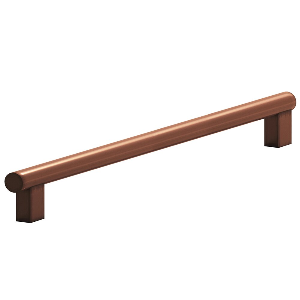 Colonial Bronze 8" Centers Rectangular Post Bar Appliance/Oversized Pull in Matte Antique Copper