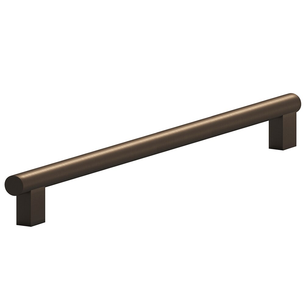 Colonial Bronze 8" Centers Rectangular Post Bar Appliance/Oversized Pull in Heritage Bronze