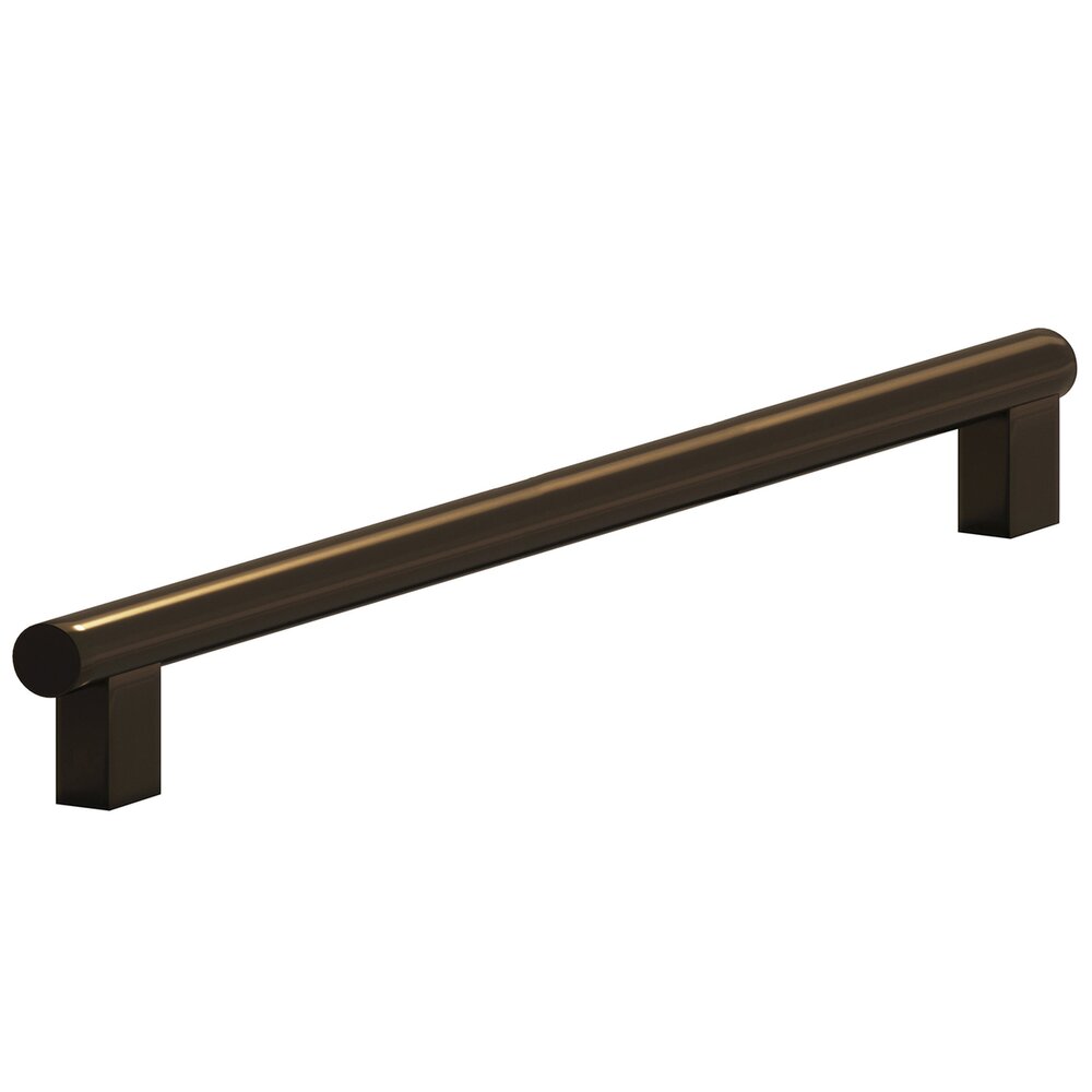 Colonial Bronze 10" Centers Rectangular Post Bar Appliance/Oversized Pull in Unlacquered Oil Rubbed Bronze