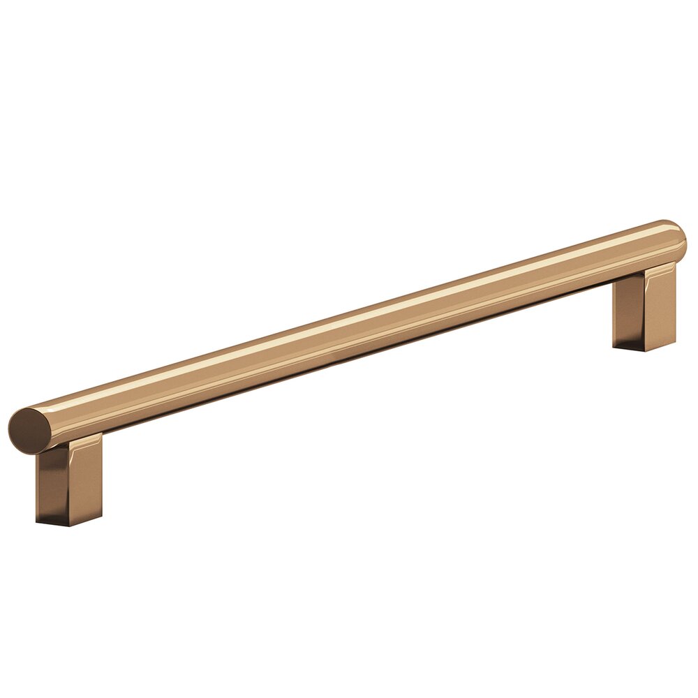 Colonial Bronze 10" Centers Rectangular Post Bar Appliance/Oversized Pull in Polished Bronze