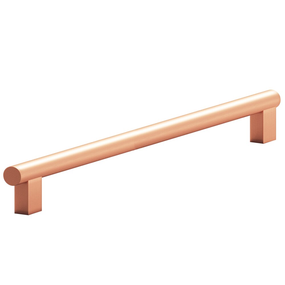 Colonial Bronze 10" Centers Rectangular Post Bar Appliance/Oversized Pull in Matte Satin Copper