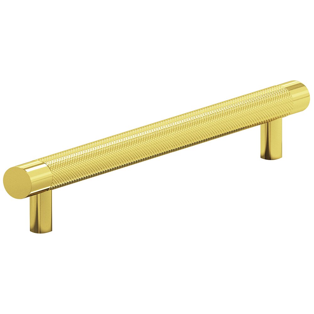 Colonial Bronze 8" Centers Diamond Knurl Appliance/Oversized Pull in French Gold