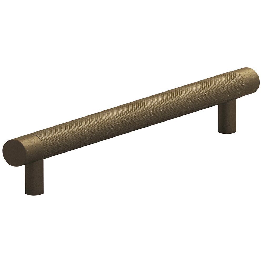 Colonial Bronze 8" Centers Diamond Knurl Appliance/Oversized Pull in Distressed Oil Rubbed Bronze