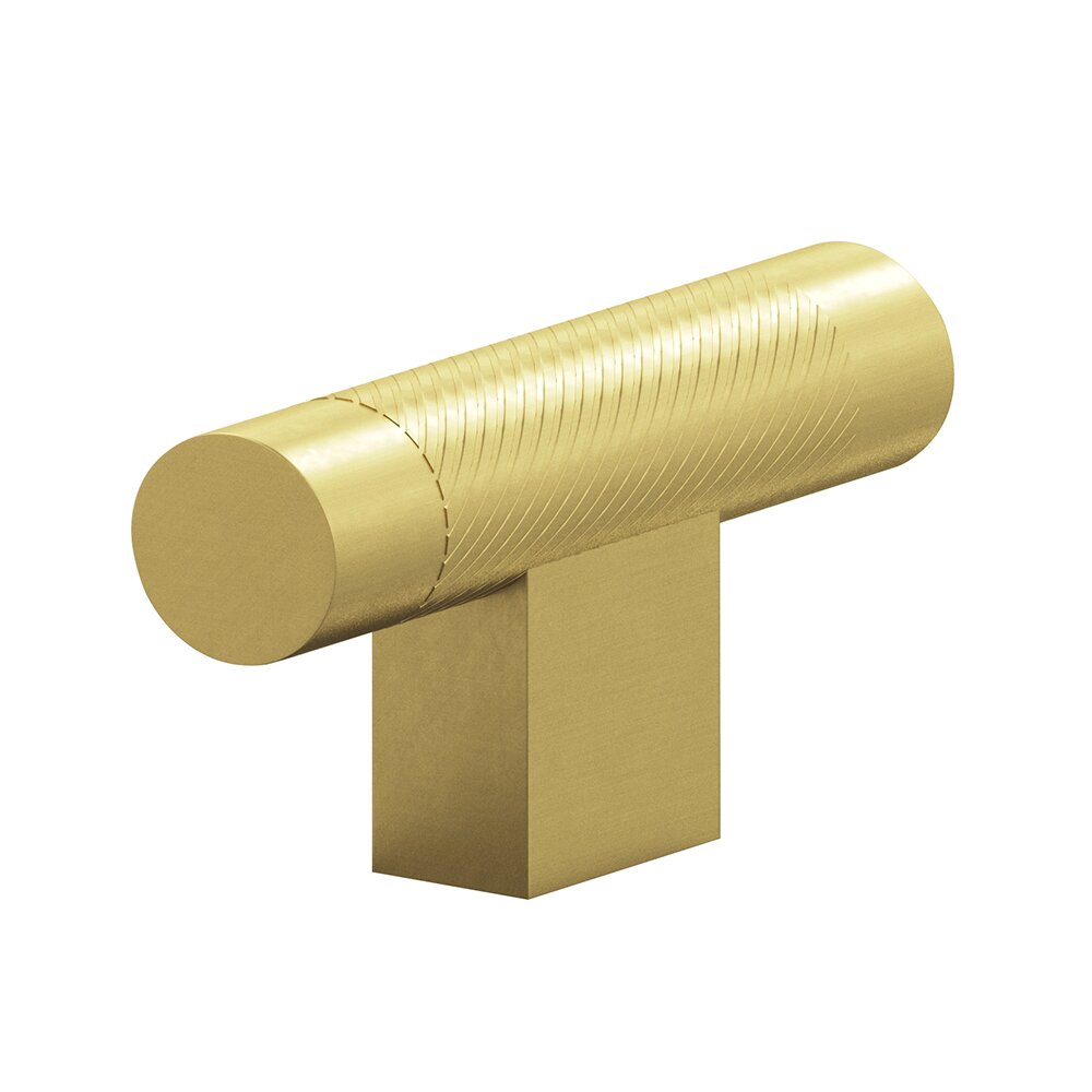 Colonial Bronze 1/2" T Cabinet Knob Hand Finished in Matte Satin Brass
