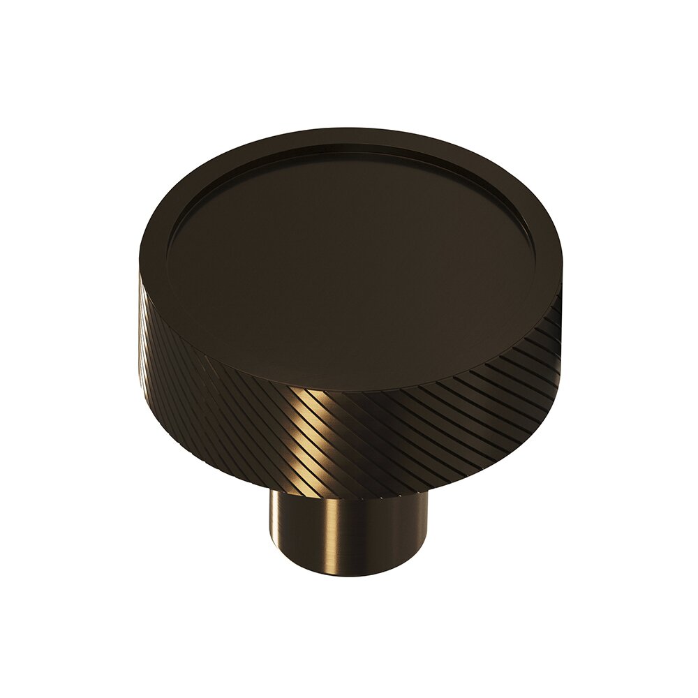 Colonial Bronze 1 1/4" Cabinet Knob Hand Finished  in Unlacquered Oil Rubbed Bronze