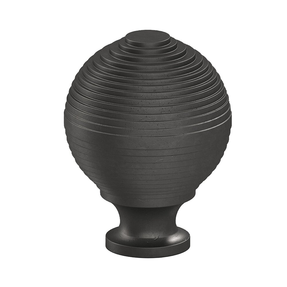 Colonial Bronze 1 1/2" Beehive Cabinet Knob Hand Finished in Distressed Black