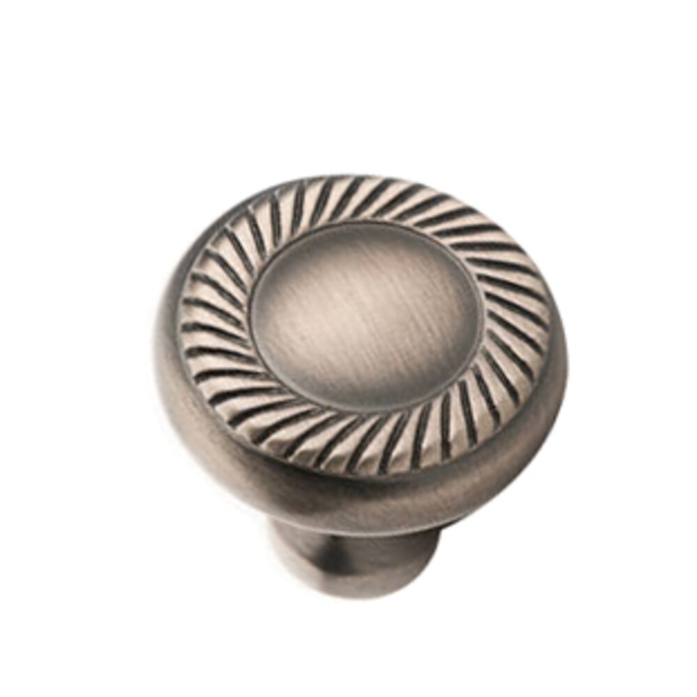 Colonial Bronze 1 1/4" Rope Knob In Pewter