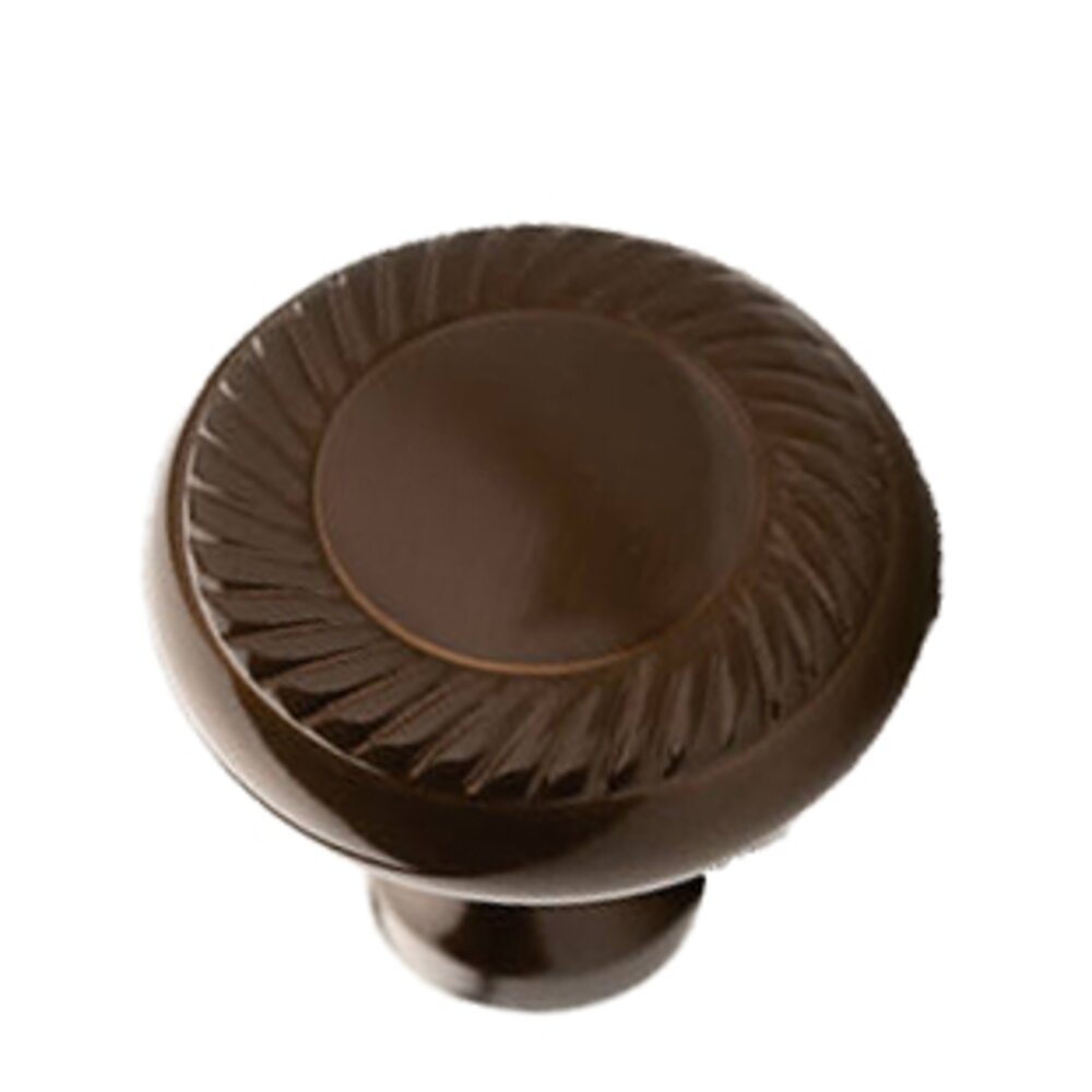 Colonial Bronze 1 1/2" Rope Knob in Unlacquered Oil Rubbed Bronze