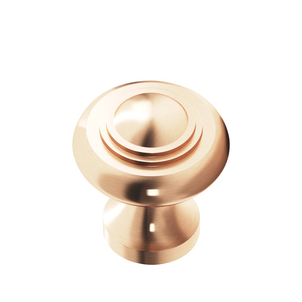 Colonial Bronze 1 3/16" Diameter Small Button Knob in Satin Bronze