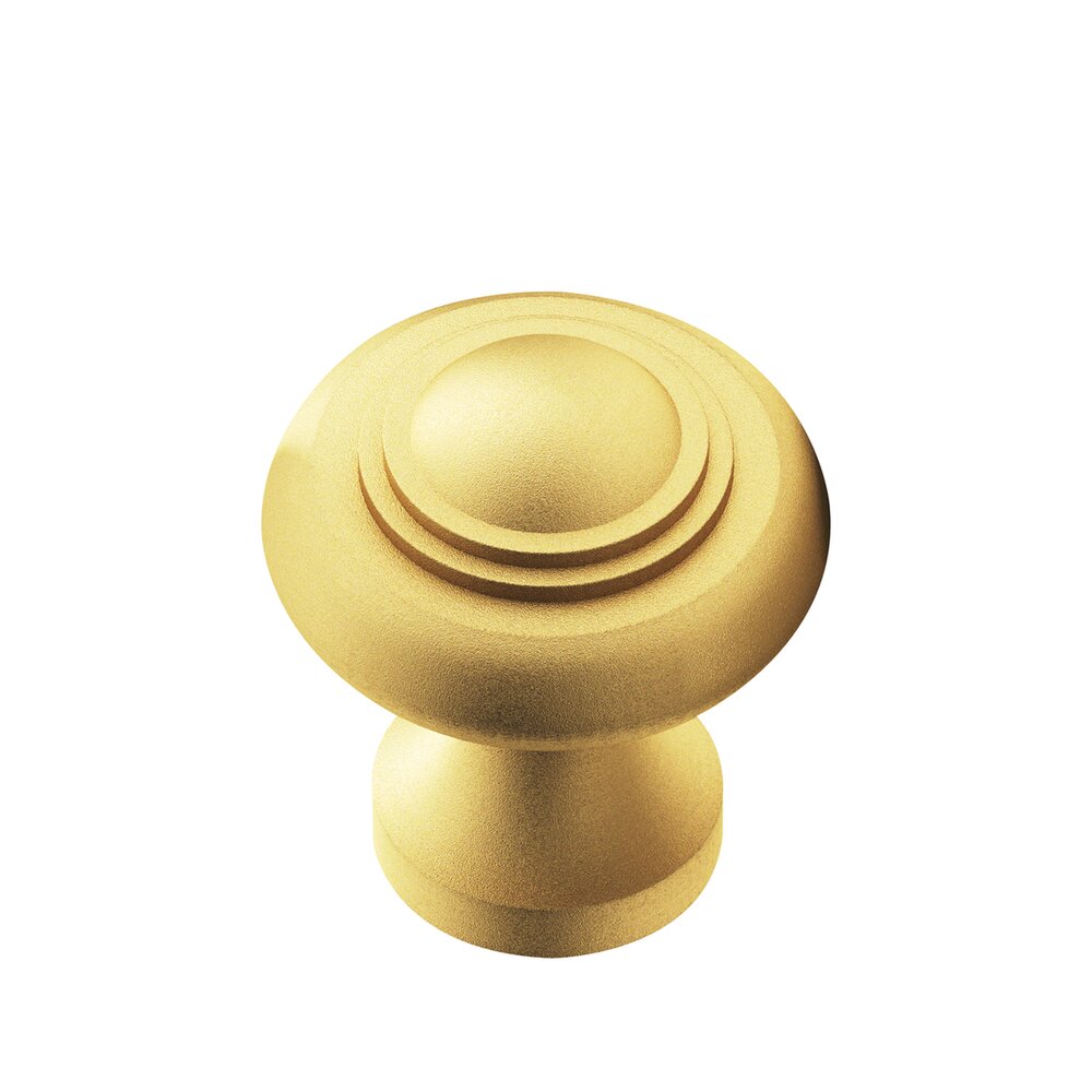 Colonial Bronze 1 3/16" Knob in Frost Brass