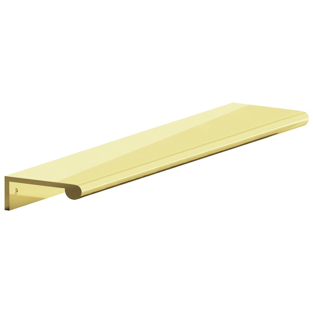 Colonial Bronze 10" Centers Edge Pull Hand Finished in Unlacquered Polished Brass