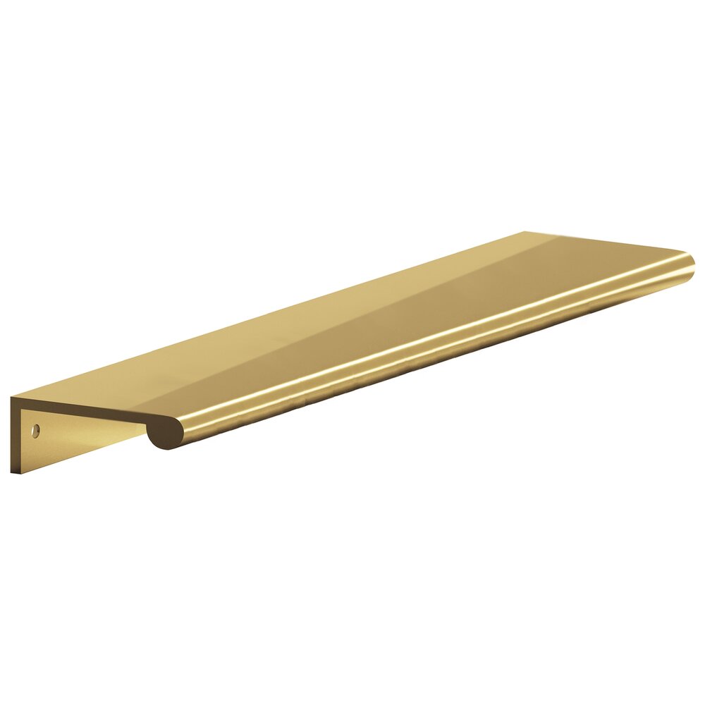 Colonial Bronze 10" Centers Edge Pull Hand Finished in Unlacquered Satin Brass