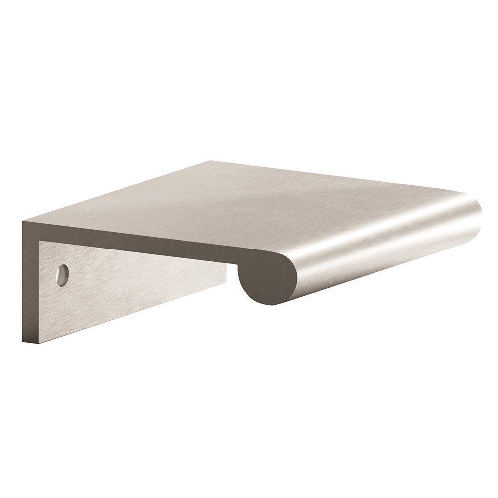 Colonial Bronze 1 1/2" Centers Edge Pull Hand Finished in Matte Satin Nickel