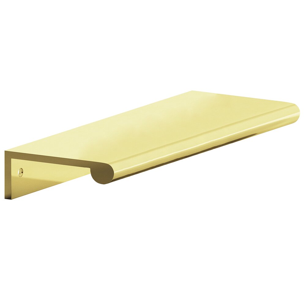 Colonial Bronze 5" Centers Edge Pull Hand Finished in Unlacquered Polished Brass