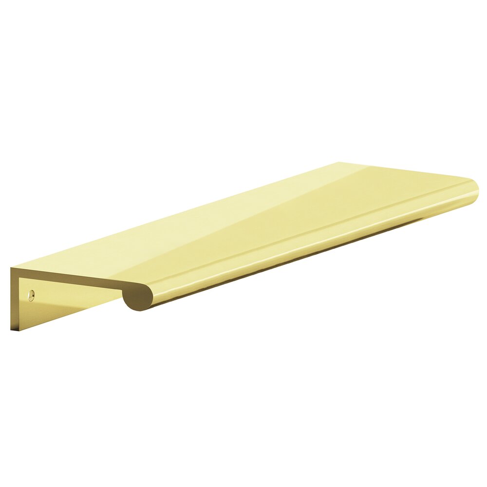 Colonial Bronze 8" Centers Edge Pull Hand Finished in Unlacquered Polished Brass