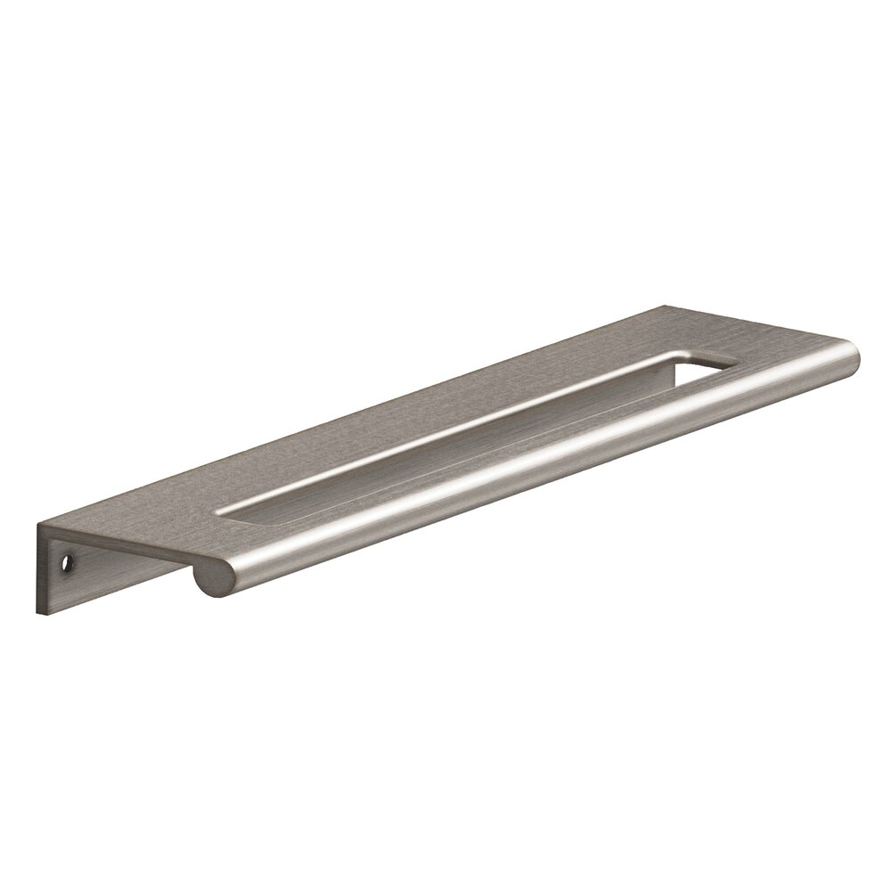 Colonial Bronze 6" Centers Edge Pull With Fully-Rounded Lip And Center Coutout In Pewter