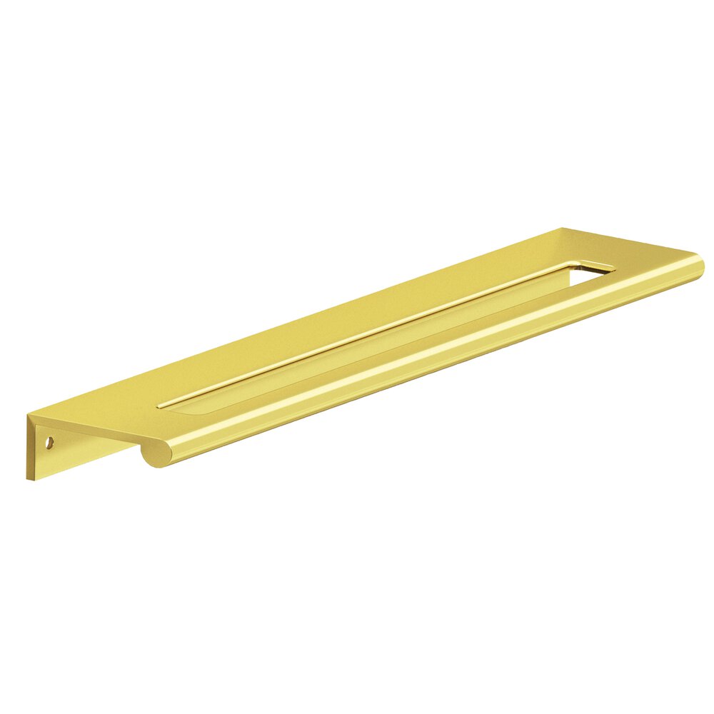 Colonial Bronze 8" Centers Edge Pull With Fully-Rounded Lip And Center Coutout In French Gold