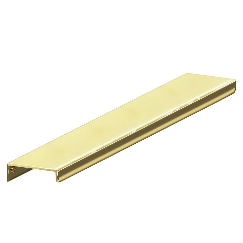 Colonial Bronze 10" Centers Edge Pull Hand Finished in Polished Brass