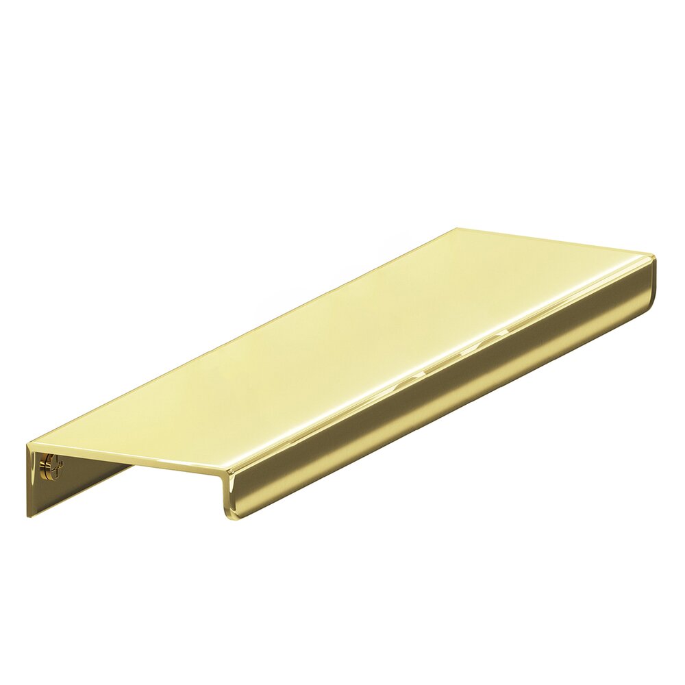 Colonial Bronze 6" Long Top Mount Edge Pull in Polished Brass