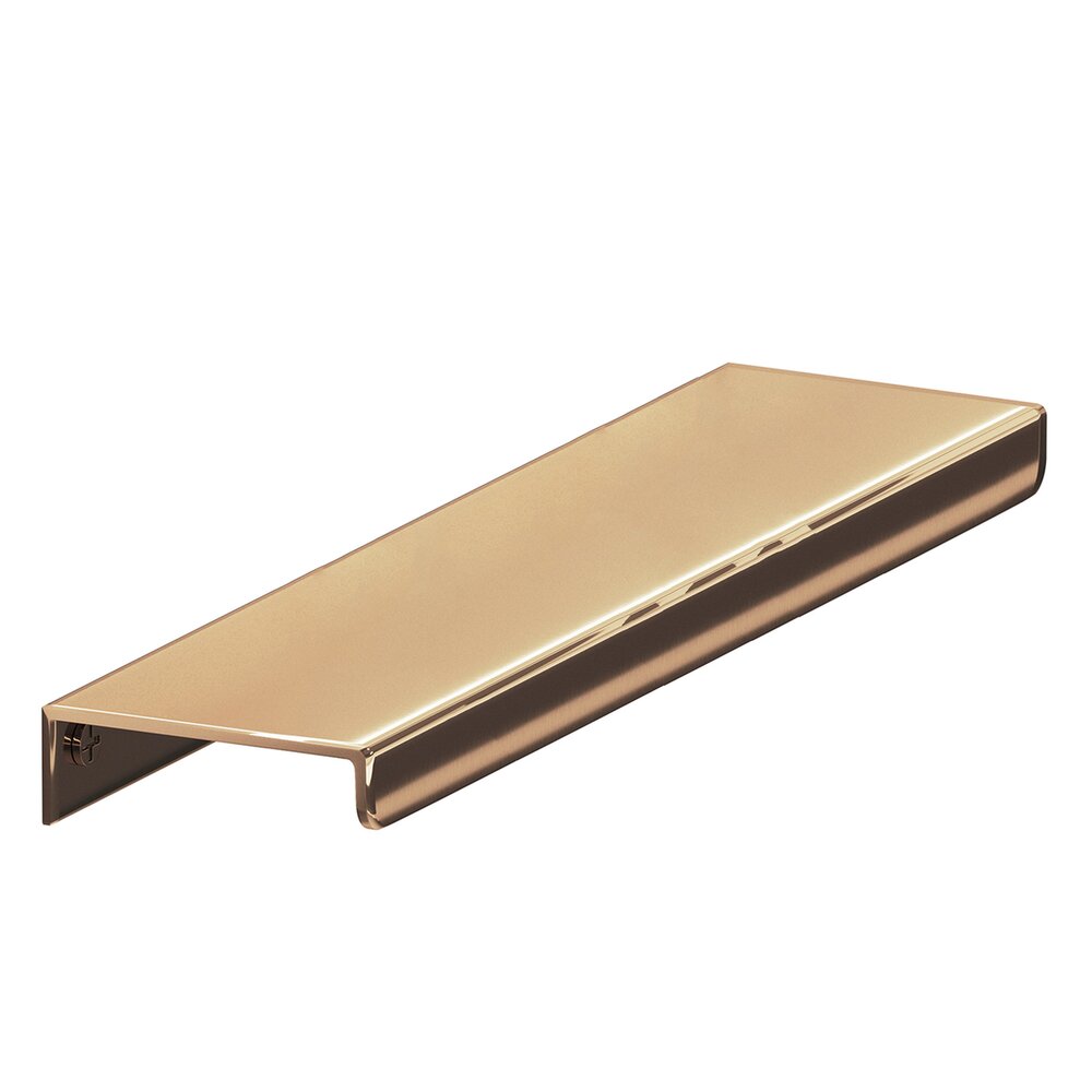 Colonial Bronze 6" Long Top Mount Edge Pull in Polished Bronze