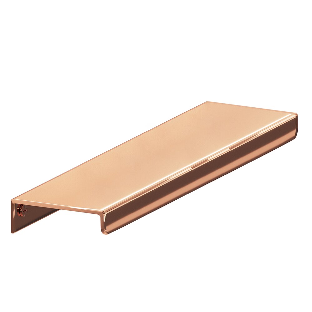 Colonial Bronze 6" Long Top Mount Edge Pull in Polished Copper