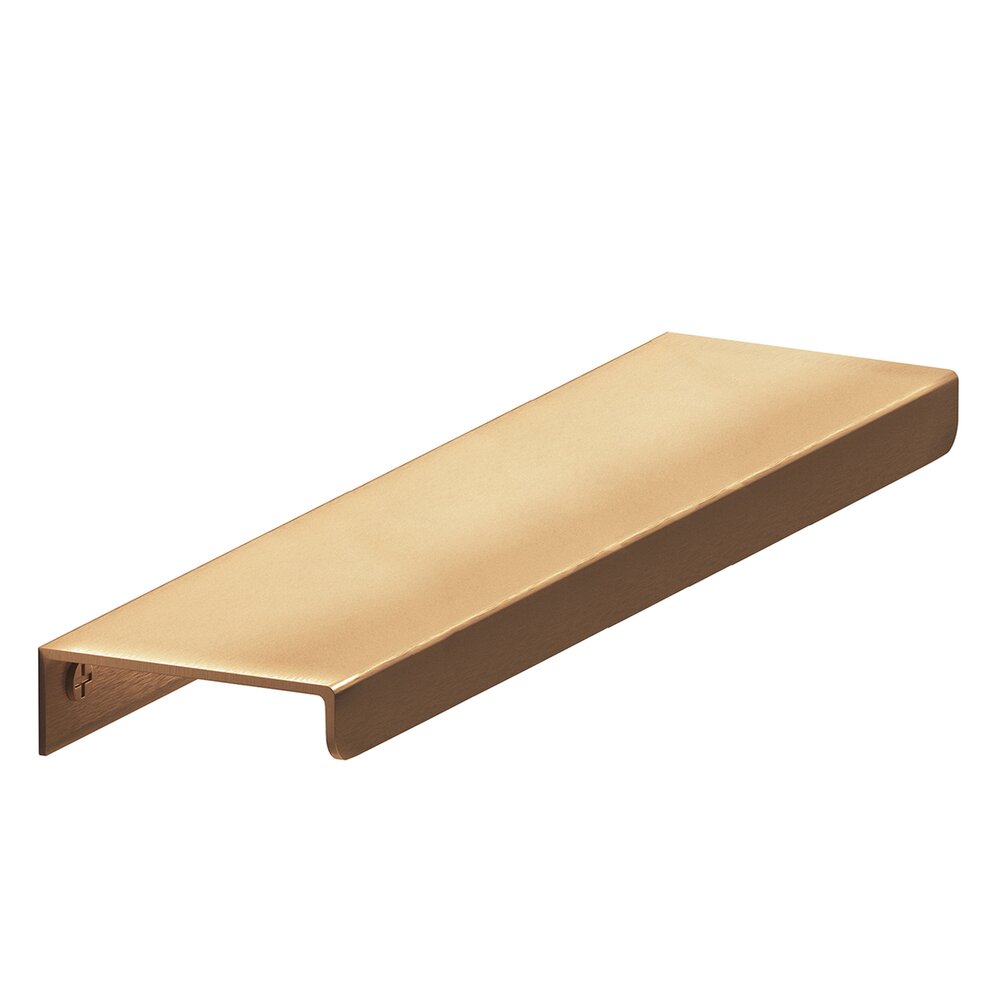 Colonial Bronze 6" Long Over The Drawer Edge Pull in Matte Satin Bronze