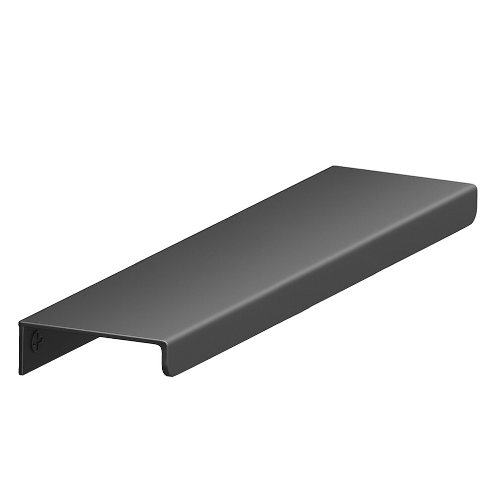Colonial Bronze 6" Long Over The Drawer Edge Pull in Matte Graphite