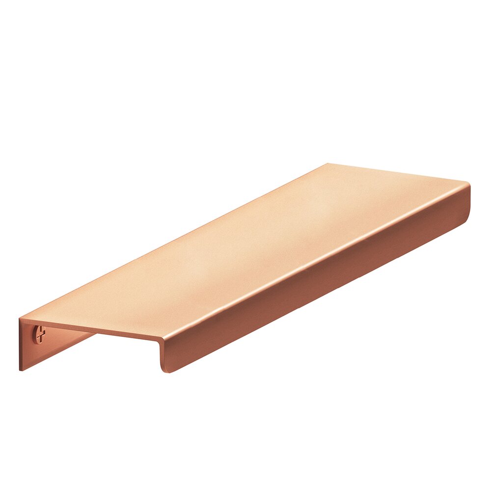 Colonial Bronze 6" Long Over The Drawer Edge Pull in Matte Satin Copper