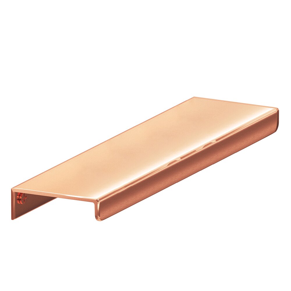 Colonial Bronze 6" Long Top Mount Edge Pull in Satin Copper