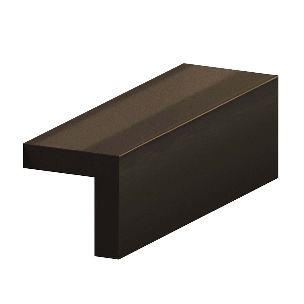 Colonial Bronze 2 1/2" Long Right Angle Edge Pull in Unlacquered Oil Rubbed Bronze