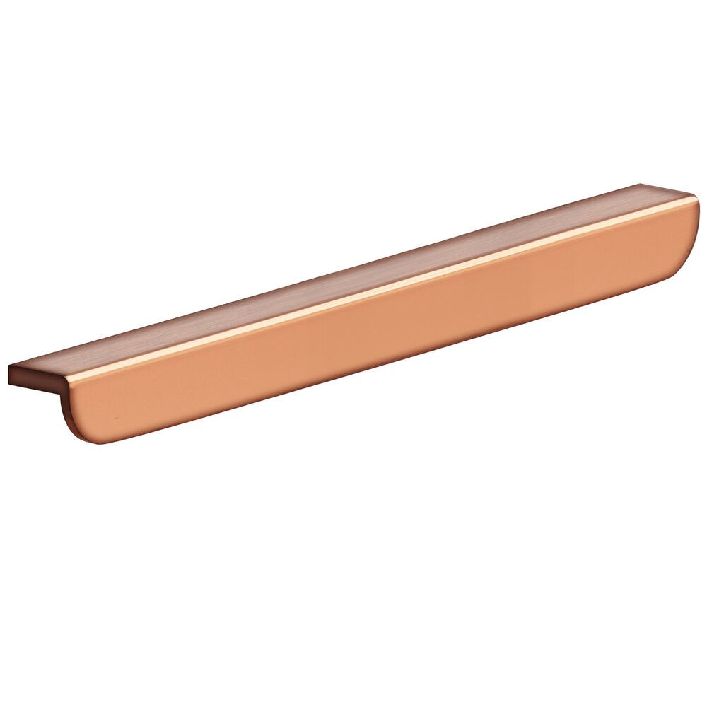 Colonial Bronze 12" Centers 14" Overall L-Shaped Edge Pull With Rounded Ends In Antique Copper