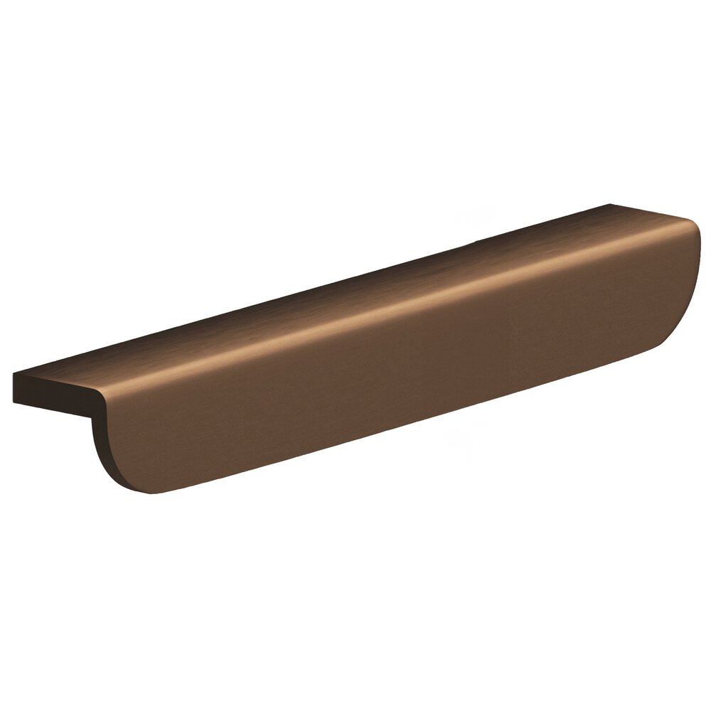 Colonial Bronze 6" Centers 8" Overall L-Shaped Edge Pull With Rounded Ends In Matte Oil Rubbed Bronze