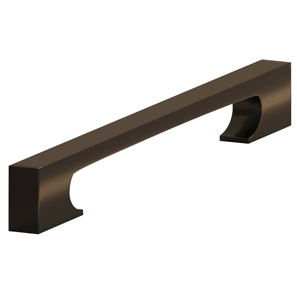 Colonial Bronze 8" Centers Cabinet Pull Hand Finished  in Unlacquered Oil Rubbed Bronze