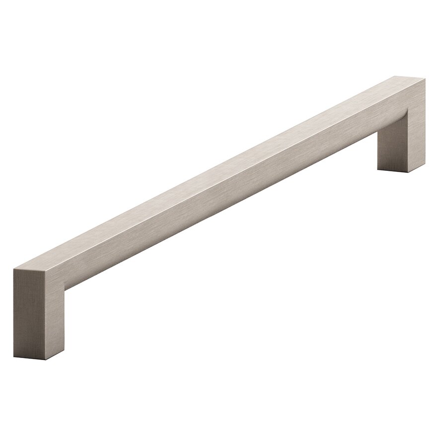Colonial Bronze 10" Centers Cabinet Pull Hand Finished in Matte Satin Nickel