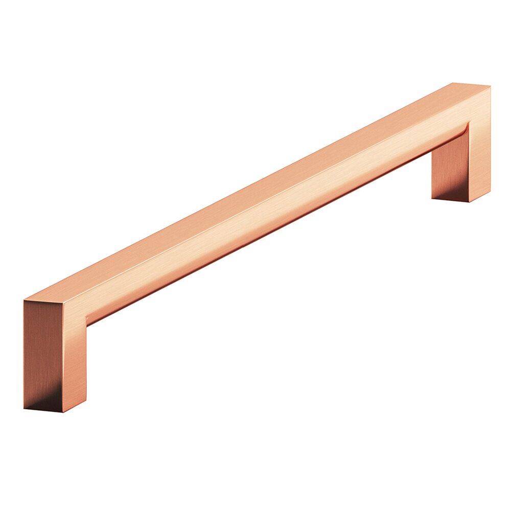 Colonial Bronze 8" Centers Rectangular Pull in Satin Copper