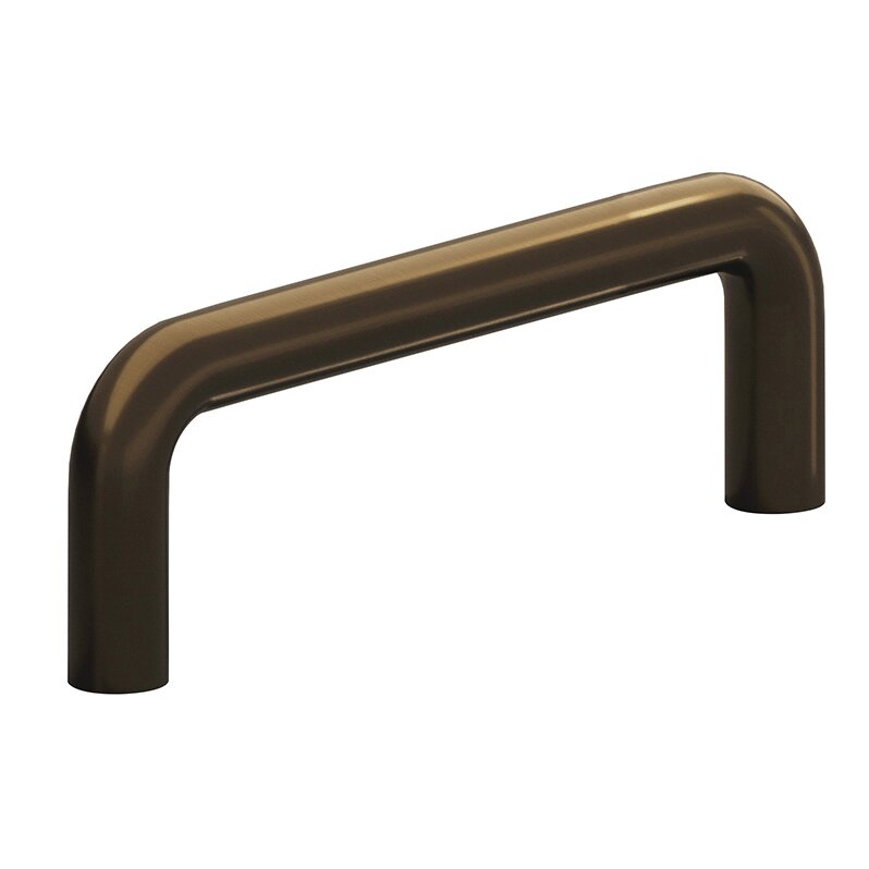 Colonial Bronze 2 1/2" Centers Wire Pull in Unlacquered Oil Rubbed Bronze
