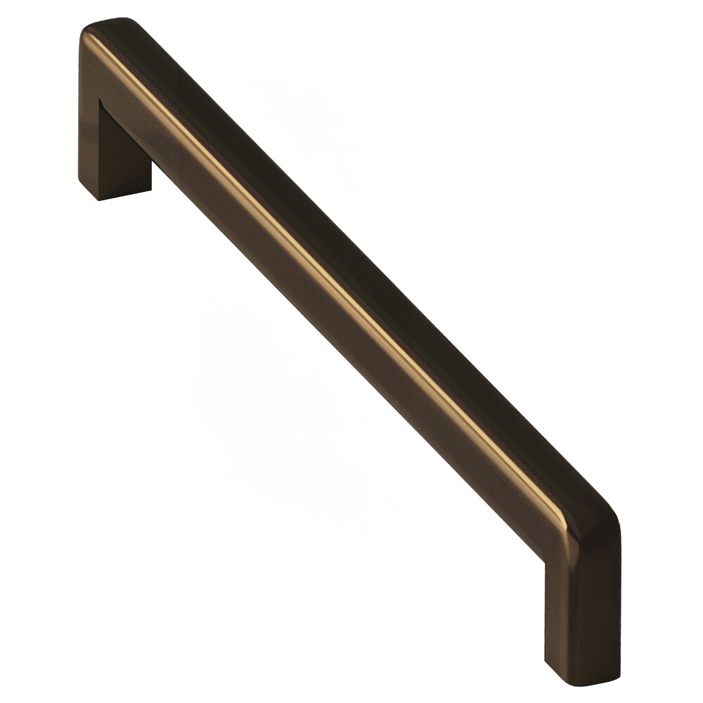 Colonial Bronze 10" Centers Square Cabinet Pull With Rounded Back And Radiused Edges In Oil Rubbed Bronze