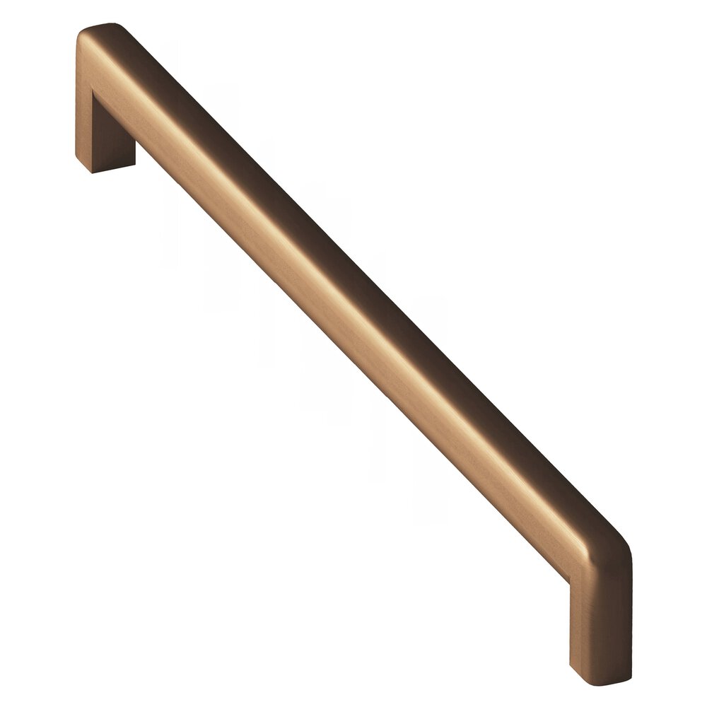 Colonial Bronze 12" Centers Square Cabinet Pull With Rounded Back And Radiused Edges In Matte Oil Rubbed Bronze