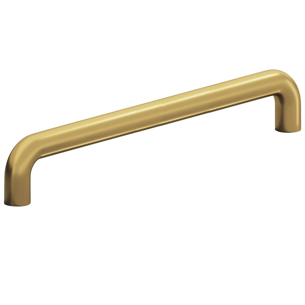 Colonial Bronze 8" Centers Low Clearance Appliance/Oversized Pull in Unlacquered Satin Brass